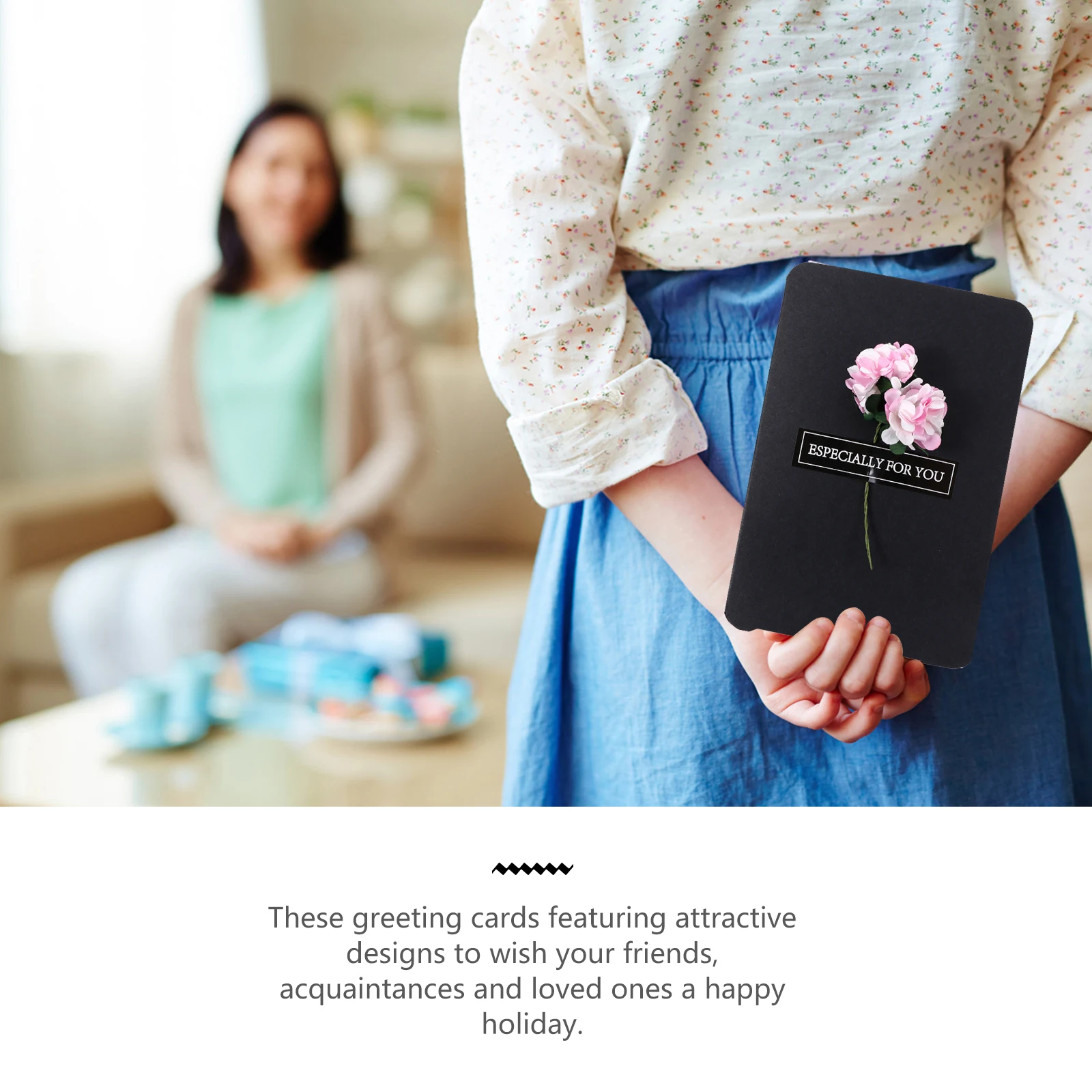 10 Pcs Greeting Card Various Holiday Cards Embrace Cute Assortment Greetings Festival