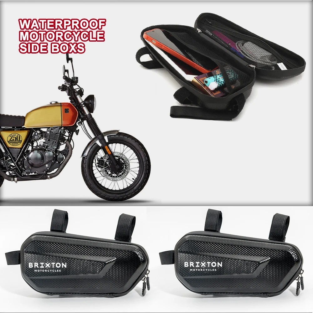 Handlebar Bag Motorcycle Waterproof Phone Storage Bag Accessories For BRIXTON Cromwell 1200 Crossfire 500X Rayburn Felsberg 125