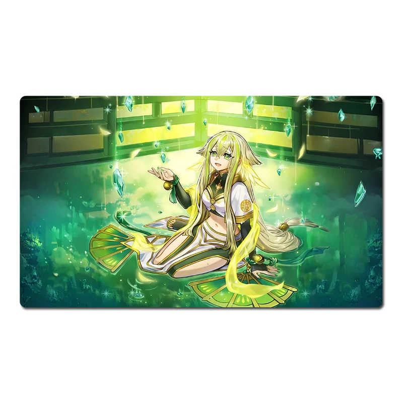 

YuGiOh Playmat Hu-Li The Jewel Mikanko Trading Card Game Mat TCG CCG Mouse Pad Desk Table Play Mat Free Bag 60x35cm