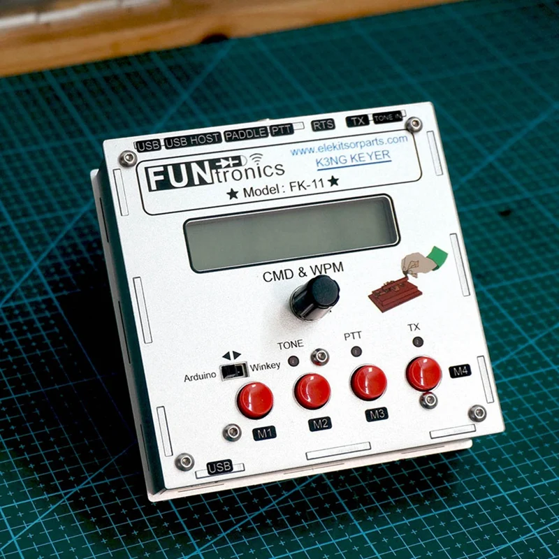 1 szt. Części zamienne Open Source K3NG do Arduino CW Keyer radiotelegraf Keyer CW Exerciser Learning