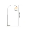 Lámpara de pie nórdica moderna minimalista para sala de estar, pesca, estudio, sofá, mesa de centro, lectura, decoración del hogar 6