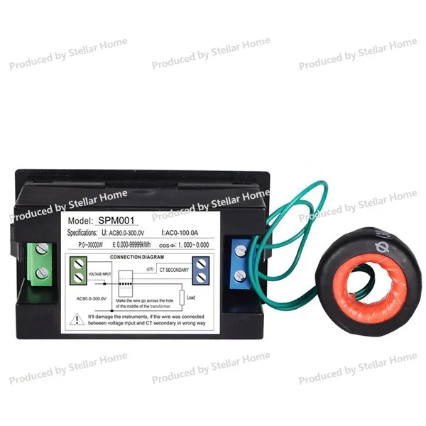 1 Set, Specification: AC200-450V 100A, Color: Black + Red, Material: Plastic + Plastic
