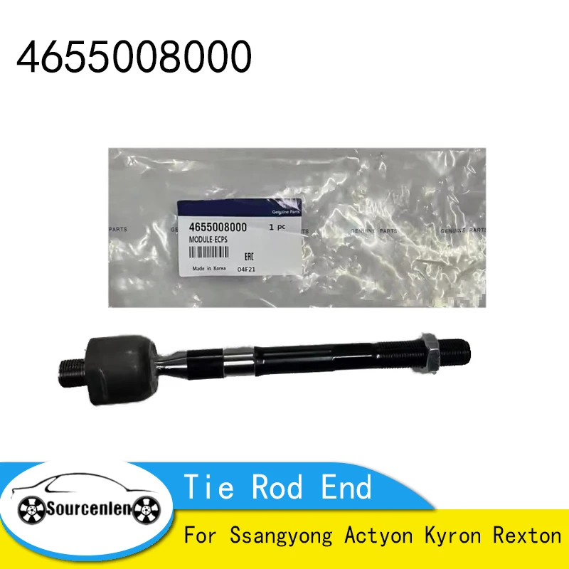

New Steering Gear Inner Tie Rod End Assy For Ssangyong Actyon Kyron Rexton 4655008000 46550-08000