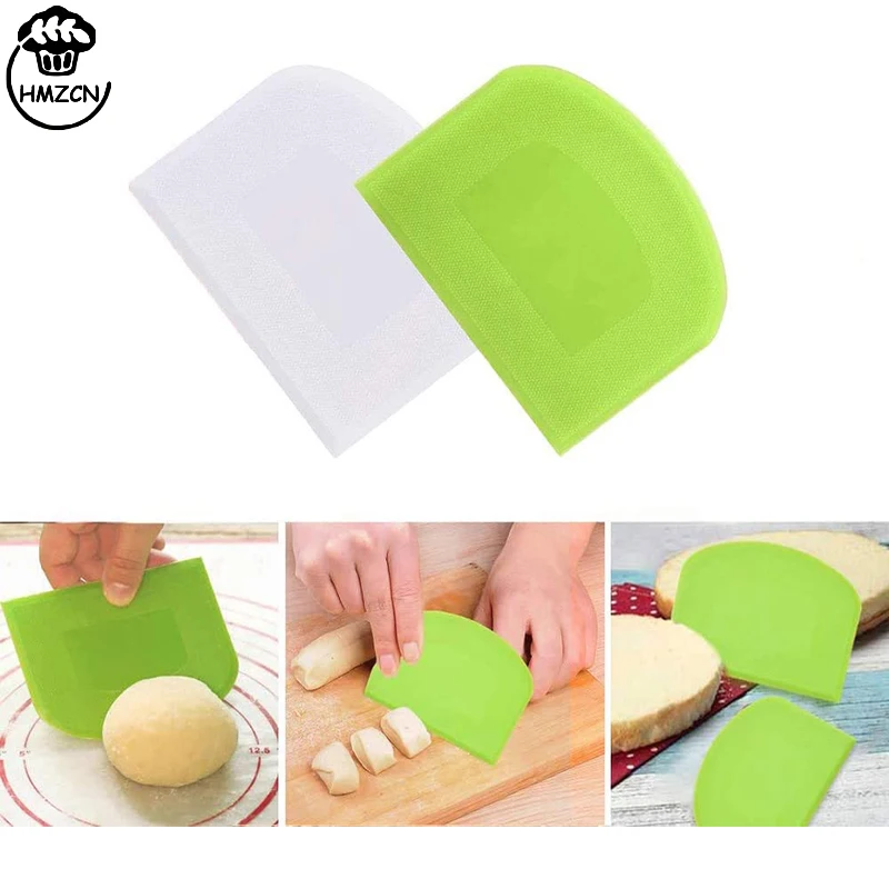 Kitchen Cake Cream Spatula Dough Knife Cutter Butter Batter Scraper Decorating Plain Smooth Edge Spatulas Baking Pastry Tools