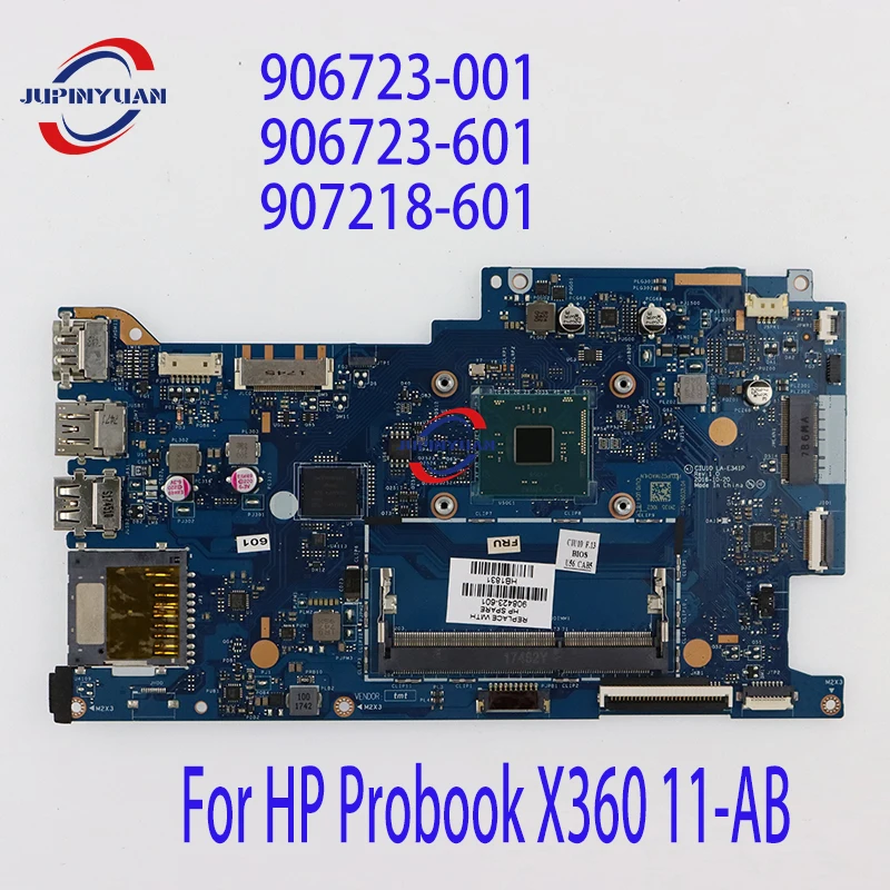 

Материнская плата для HP Probook X360 11-AB Laotop с процессором N3060, 906723-001 906723-601 907218-601 DDR3L, полностью протестирована