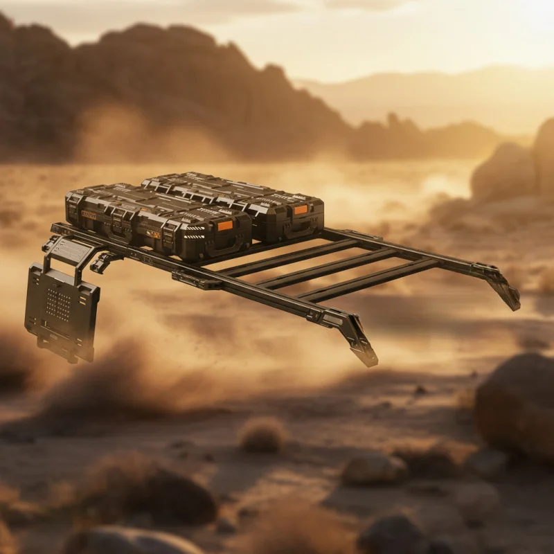 

High Quality 4x4 Car Roof Rack Aluminum Alloy 300kg Load Capacity Easy Installation Black Electrophoresis + Powder