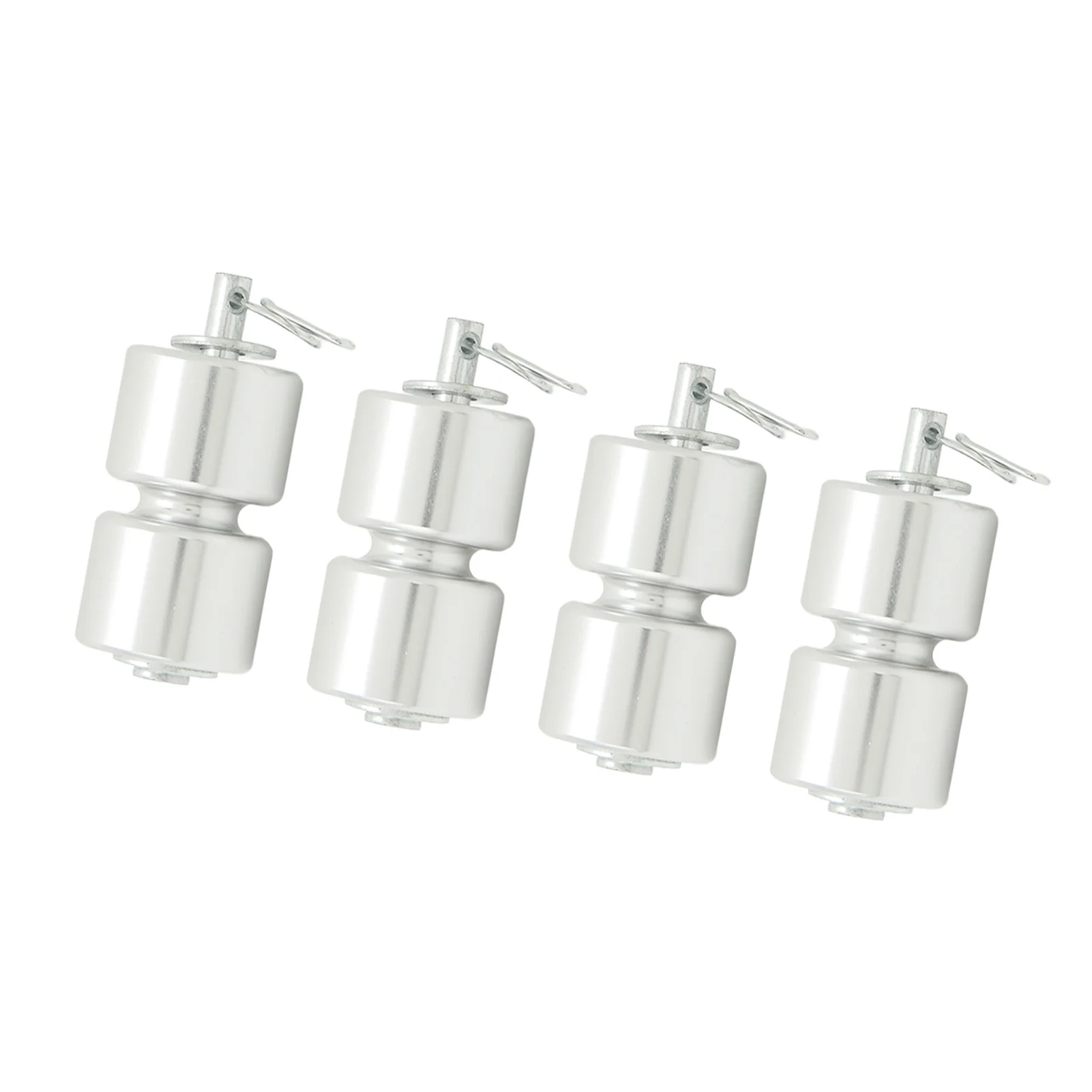 4 قطعة مقطورة الباب الخلفي الأسطوانة مقطورة الباب الخلفي رفع بكرات مظهر لامع آمنة المدمجة قوة قوية لسهولة رفع البوابة