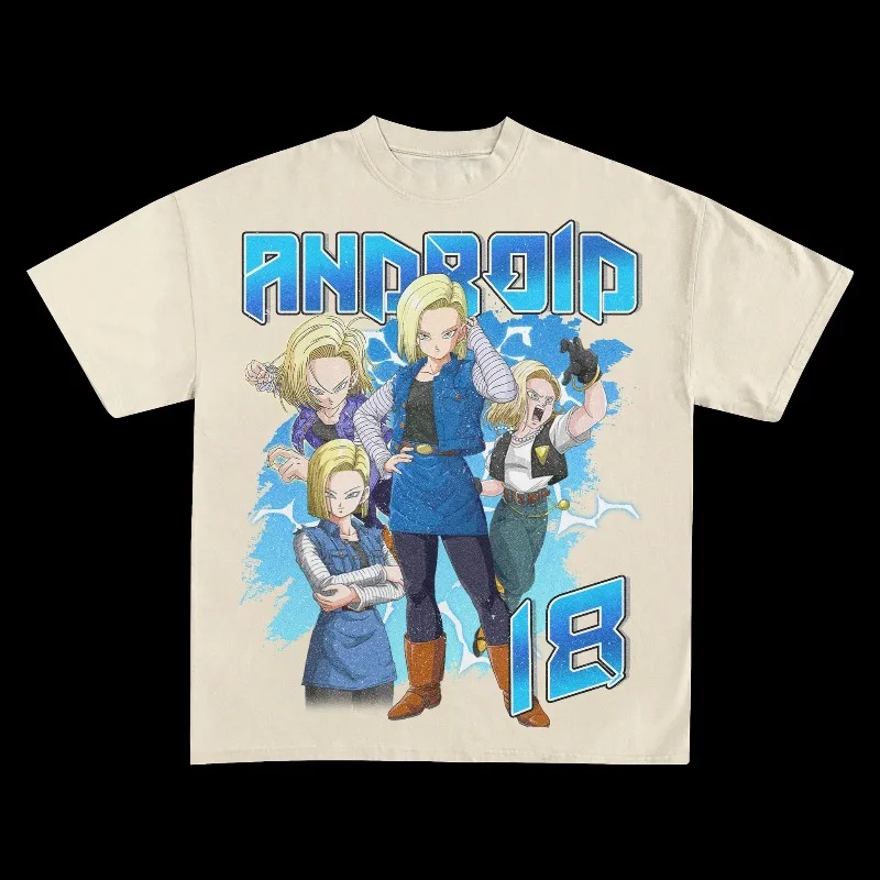 2026 Sommer Dragon Ball Retro Reine Baumwolle Fitness T-Shirt Herren Oversize Kurzarm Familien-Unisex Kinder Freizeithemd