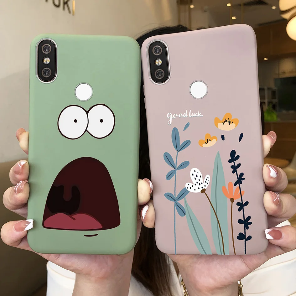 Casing For Xiaomi Mi A2 A 2 Lite A1 A 1 MiA2 MiA1 Cute Cartoon TPU Silicone Bumper Soft Back Cover for Xiomi Mi 5X 6X Phone Case