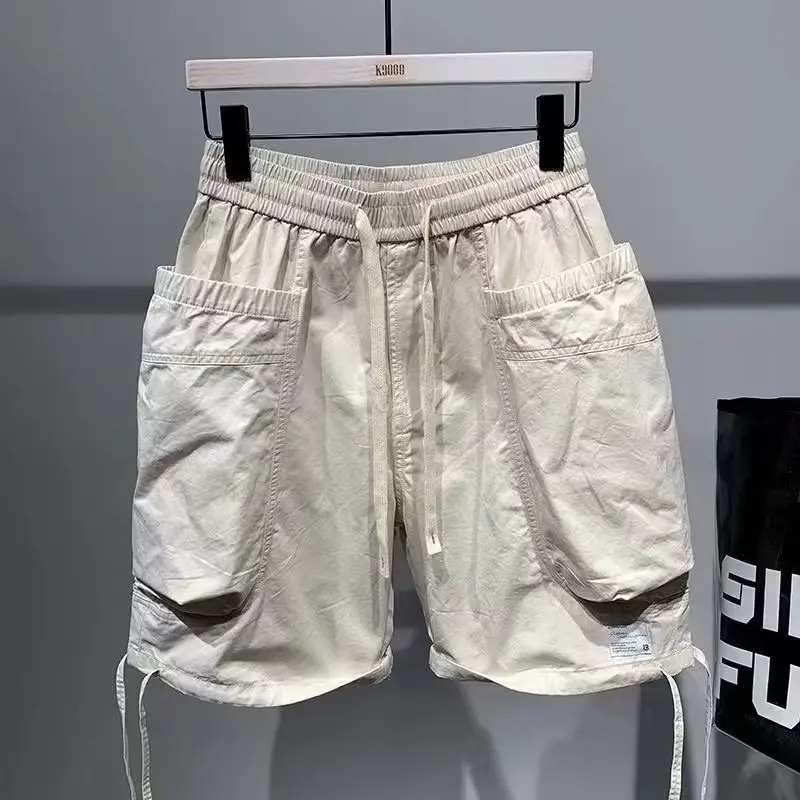 

Qui Dry Outdoor Men's Cargo orts Summer Faionable Breathable Cool Feeling Wide Leg Pants Functional Sle Big ket