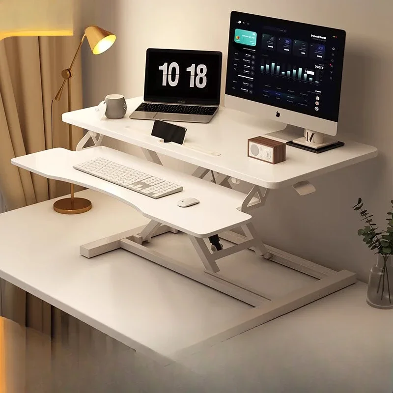 

Lifting Computer Desk, Lifting Table Vertical Office Desk Workbench, Monitor Lifting Stand Desktop Work Table
