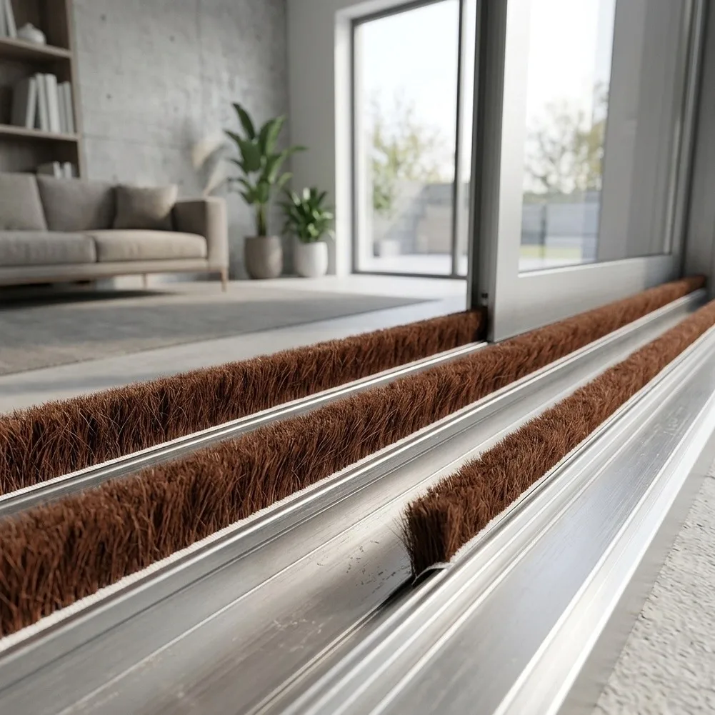 9.5mm Sliding Door Sealing Tape Polypropylene Dust For Proof Pest For Proof Strip for Windows Easy Peel Application