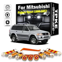 TPKE 13Pcs LED Interior Light Kit For Mitsubishi Pajero Shogun Montero Sport MK1 1996 1997- 2004 2005 2006 2007 Map Dome Bulb