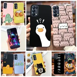 For Oppo Find X3 Lite Case CPH2145 Cute Fashion Cartoon Cover Soft Silicone Phone Case For Oppo Find X3 Lite Fundas 6.43'' Coque