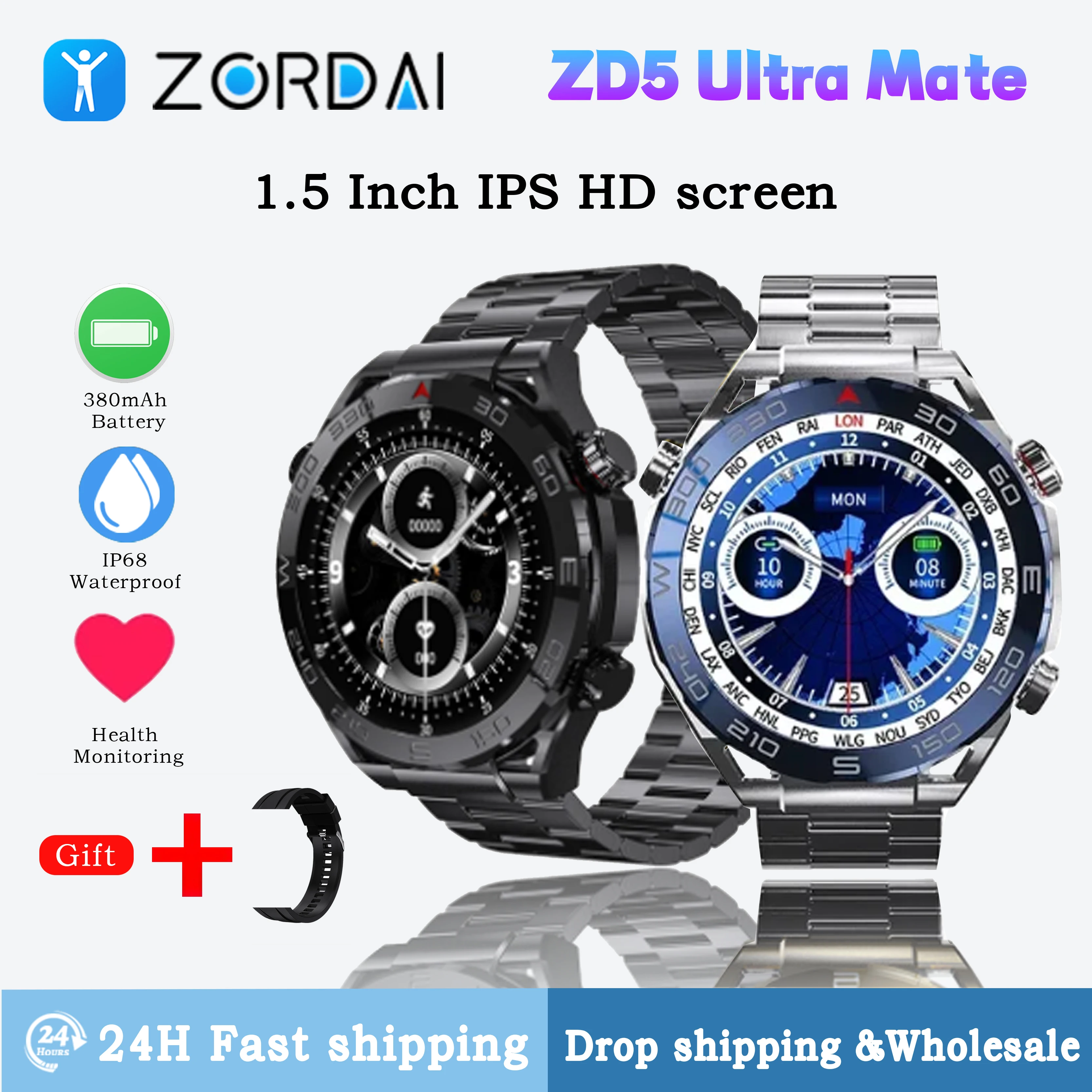 ulmateスマートウォッチの実際の使い方と評価：Zordai ZD5 Ultra Mateがもたらす日常の変化