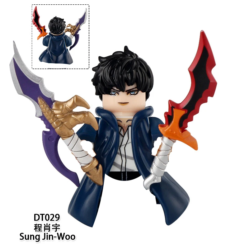 Solo Living Sung Jin Woo Ziegel Für Spielzeug Geschenke Mini Action-figuren Kinder Bausteine Für Weihnachten Party Geschenke