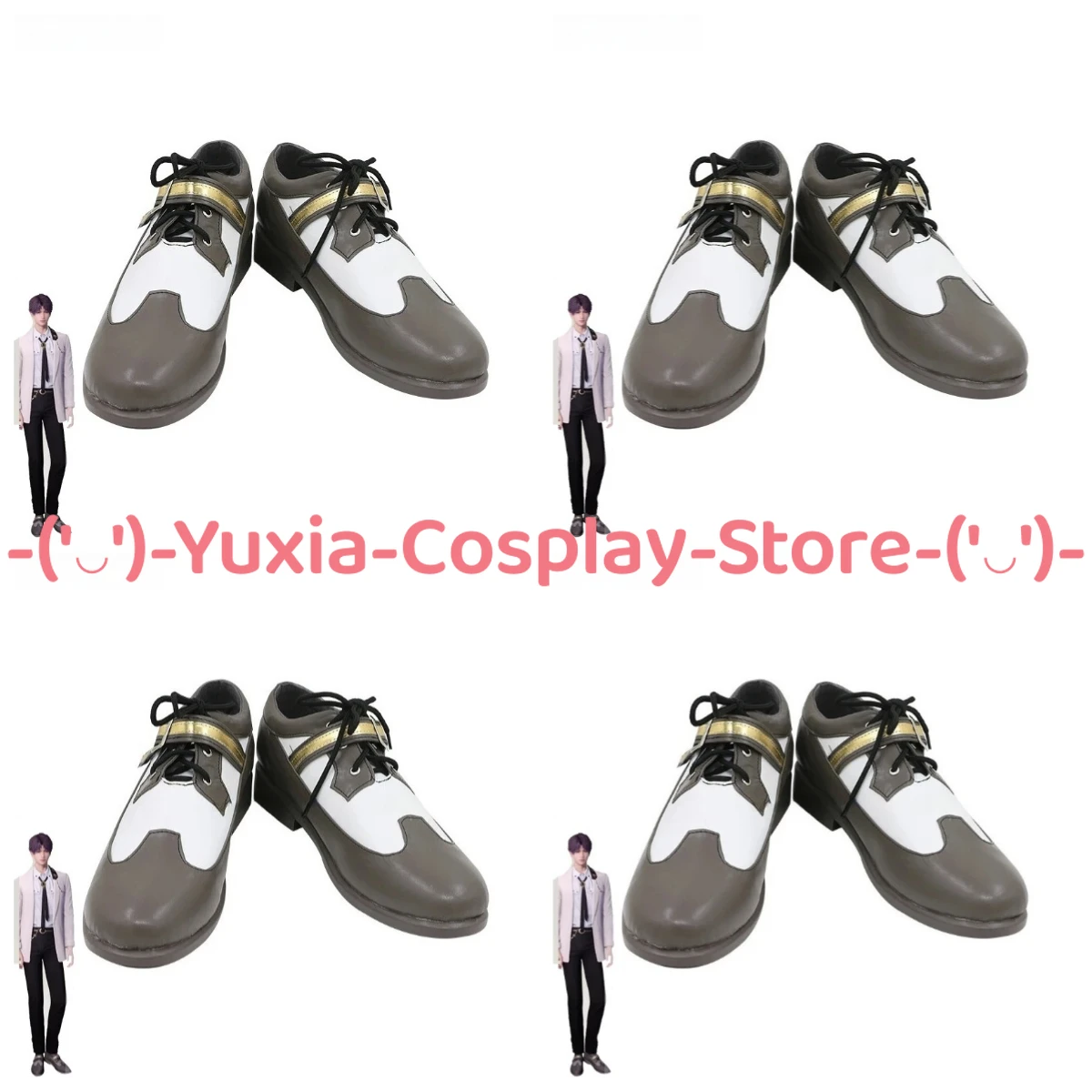 

Юксиакосплей! Обувь для косплея «Любовь и глубокий косплей» Rafayel, реквизит для игрового персонажа, ботинки из искусственной кожи, карнавальный костюм на Хэллоуин