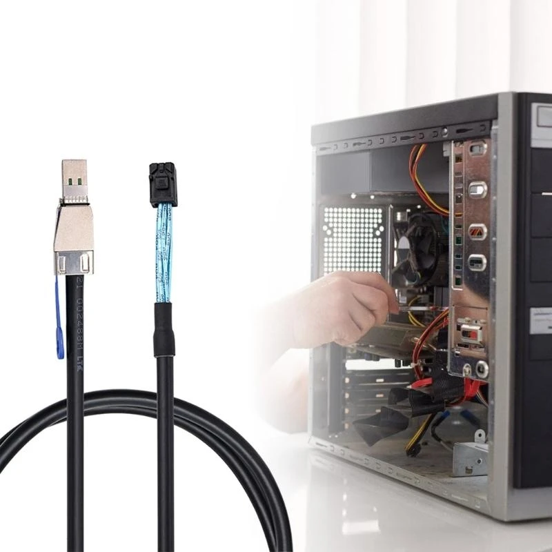  SFF-8644 to SFF-8643 Server Desktop PC Disk Array Data Cable