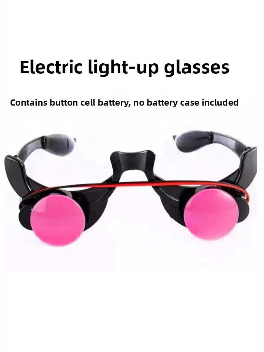 

Светящаяся игрушка на Хэллоуин, светодиодные очки, косплей, Бог Смерти, национальный костюм, сценический костюм, женский модный полипропиленовый материал