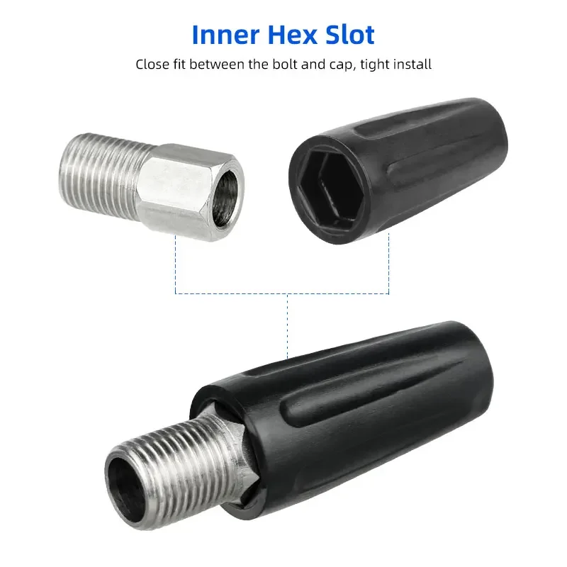 جوفاء بولت M8 الموضوع للدراجات الصحن الهيدروليكي الفرامل إبرة حلقات الزيتون الربط ، اختياري هلام المطاط كم غطاء BH59 BH90