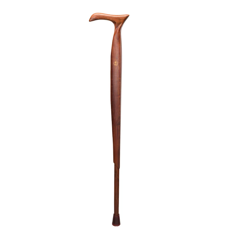 

Simple solid wood mountaineering cold area professional canes elderly crutches young people handsome can be lengthened with