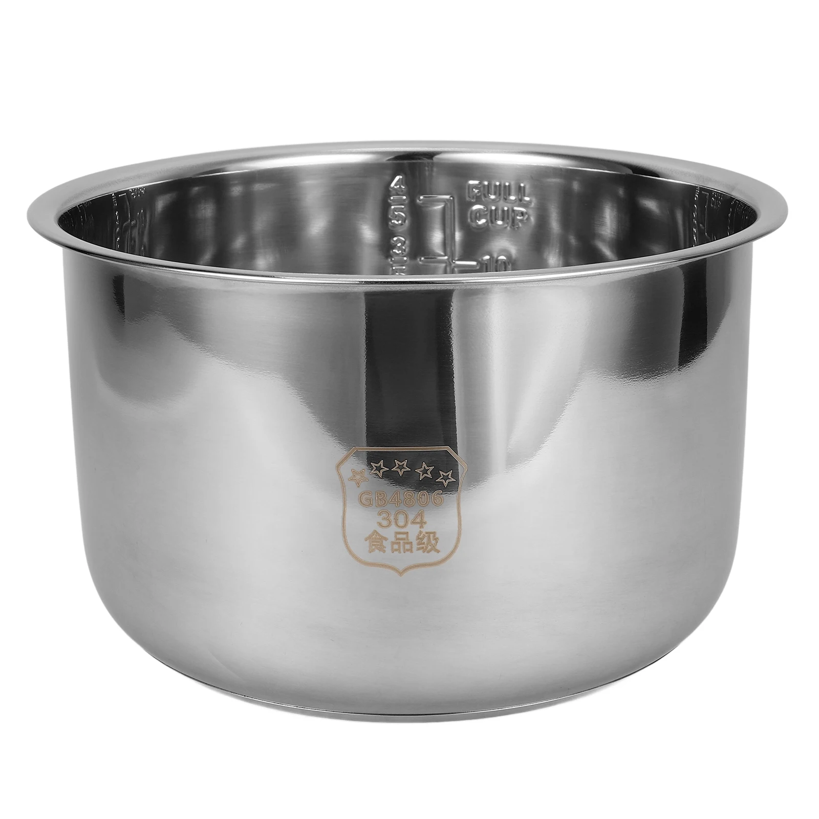 

Rice Cooker Liner Stainless Inner Pot Stainless-steel Aroma Replacement Bowl Large Tank