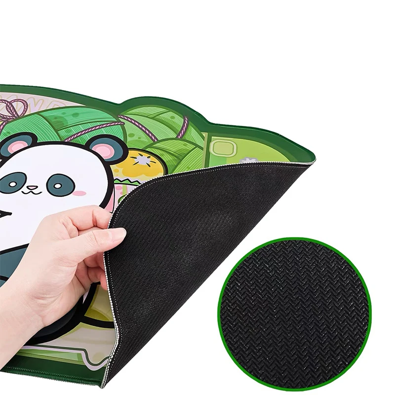 Alfombrilla de ratón para juegos Extra grande, bonito Panda verde Pastel XXL, alfombrilla de escritorio grande, resistente al agua, antideslizante, accesorios para alfombrilla de escritorio para ordenador portátil