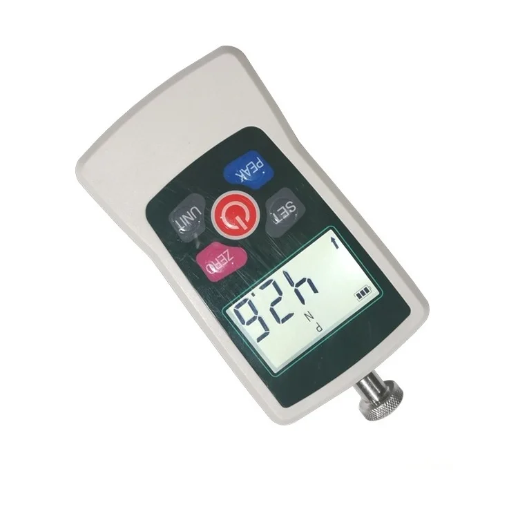 High Digital Push Pull Gauge 500N 50kg 110Lb with Stainless Steel Hook for Electronics Automotive Textile Testing