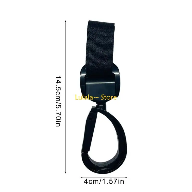 Y4QA Adjustable Pram Hooks Strong Load Capacity Pushchair Hooks Prams Clip Suitable for Holding Diaper Bags & Accessories