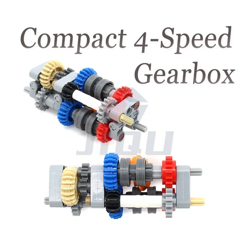 Mộc Cao Cấp Tự Động Bánh Răng Thay Đổi Phiên Bản 2 Tốc Độ Hộp Số Mô Hình Khối Xây Dựng Gạch Tương Thích Với PF Bộ tự Làm Đồ Chơi