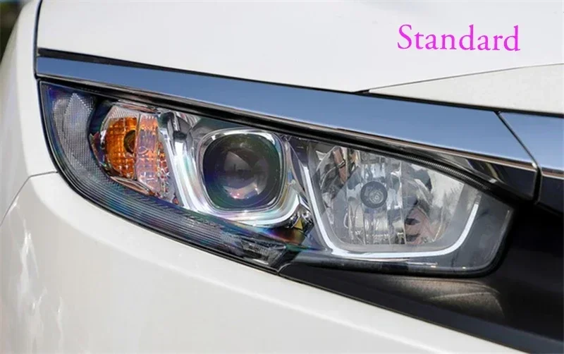 For Honda Civic 2016 2017 2018 2019 2020 2021 Headlight Shell Lamp Shade Transparent Cover Headlight Glass Headlamp Cover view 5