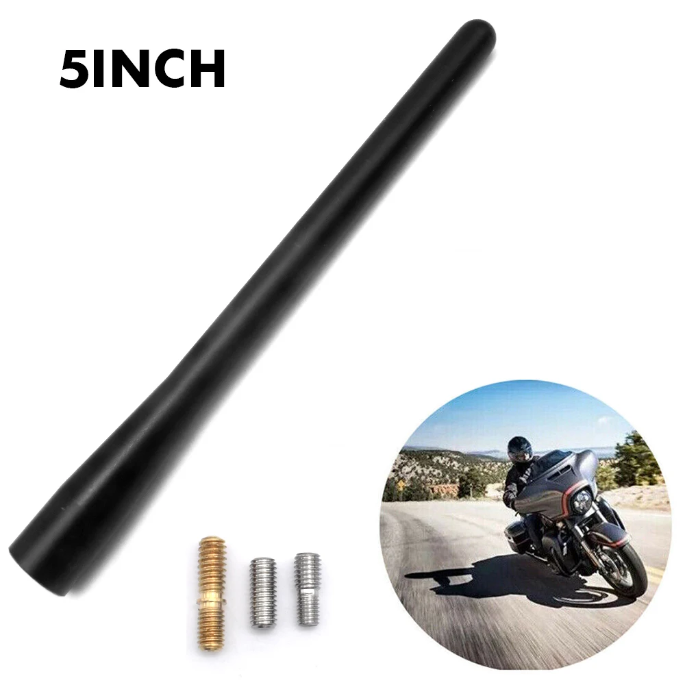 5inch/12.7cm Short Antenna Mast Fits For Harley Davidson Road Street Electra Tour Glide Accessories