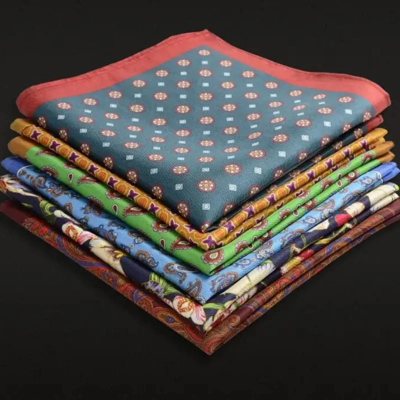 

Men Silk Pocket Square British style Suit Chest Flower Wedding Fashion Business Formal