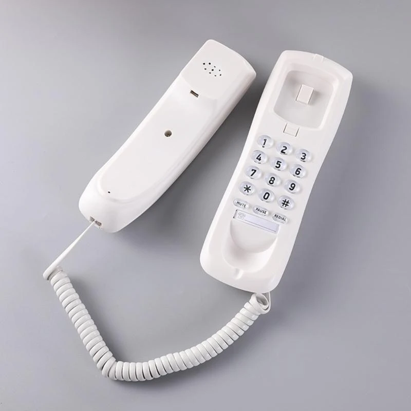 C7AB Landline Telephone with Mute Pause and Redial Functions Easy to Install