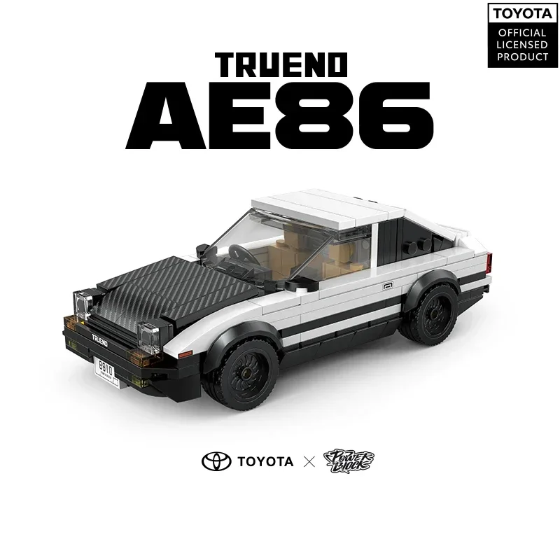 Classic AE86 Building Block Car TOYOTA JDM Vehicle Model Bricks Set With Display Box Desktop Decoration Kids DIY Toys Gifts