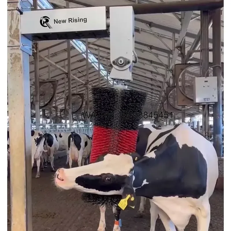 Wmwmnu New Powerful Cow Brush Motorized Rotational Livestock Brush for Cattle Body Cleaner Massager Comfort