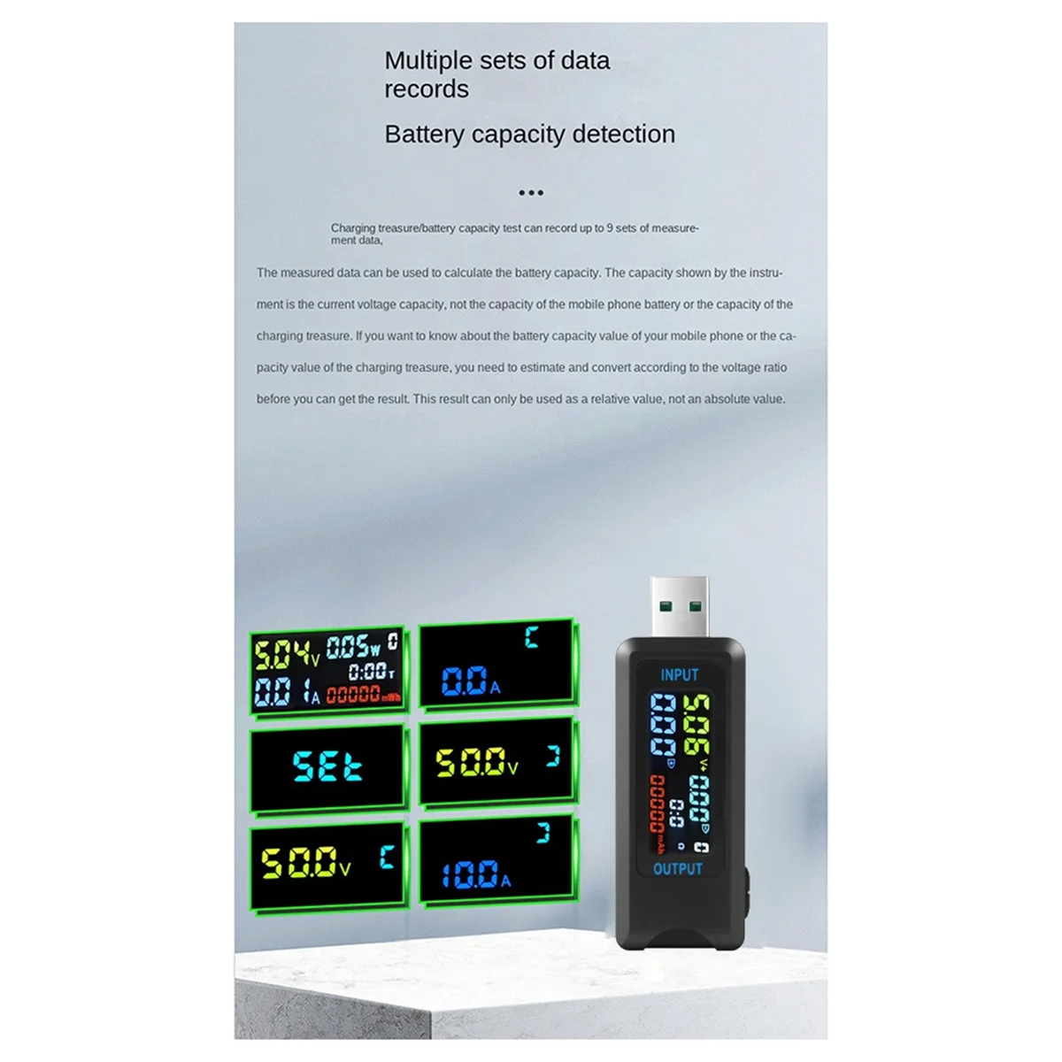 USB Tester DC Digital Voltmeter Amperimetro Current Voltage Amp Ammeter Detector Power Bank Charger Indicator