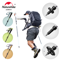 Naturehike Sunsia 5-EXT Trekking Pole 5 Section High Strength Carbon Fiber Folding Ultralight Outdoor Camping Walking Stick Cane