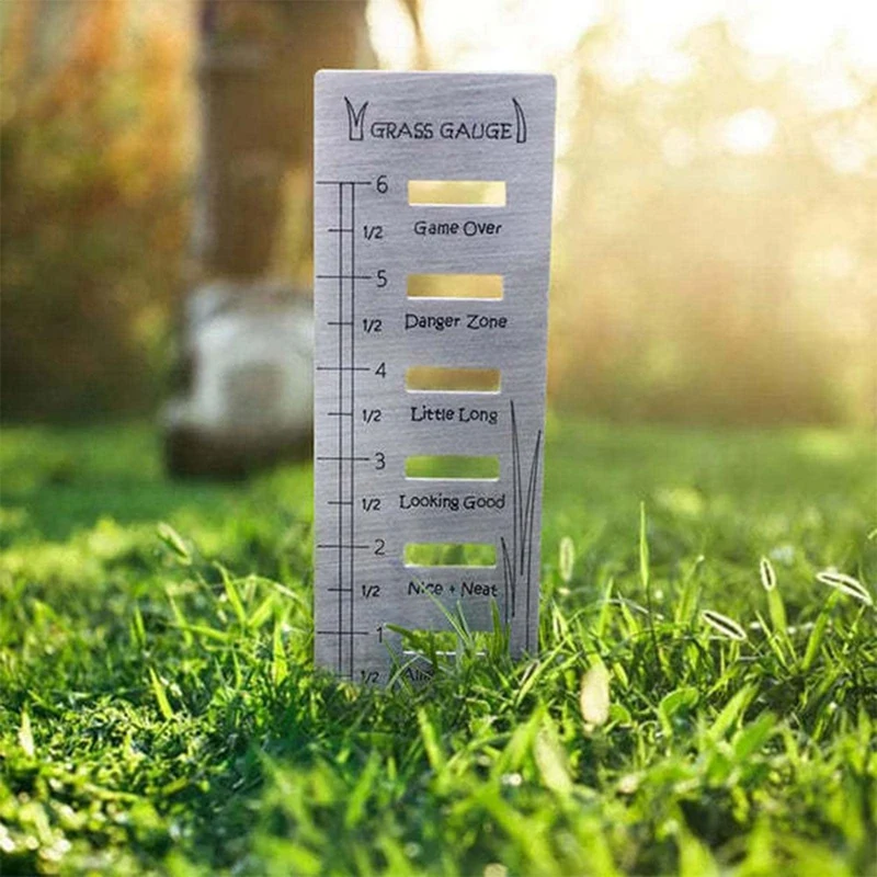 Lawn Grass Gauge - Stainless Steel Grass Gauges Gardening Grass Gauges For Gifts,Lawn Tool Yard Landscaping Plant