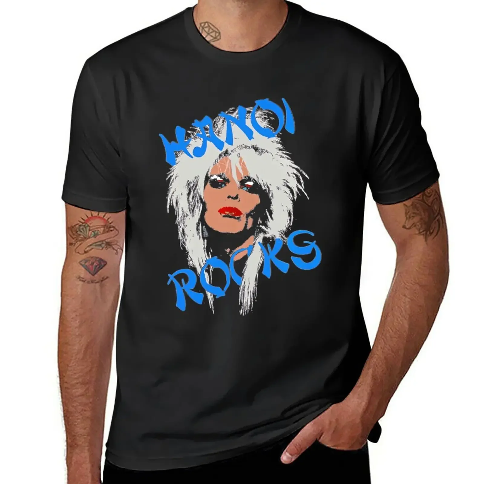 New Hanoi Rocks T-Shirt T-Shirt blank t shirts korean fashion funny t shirts for men