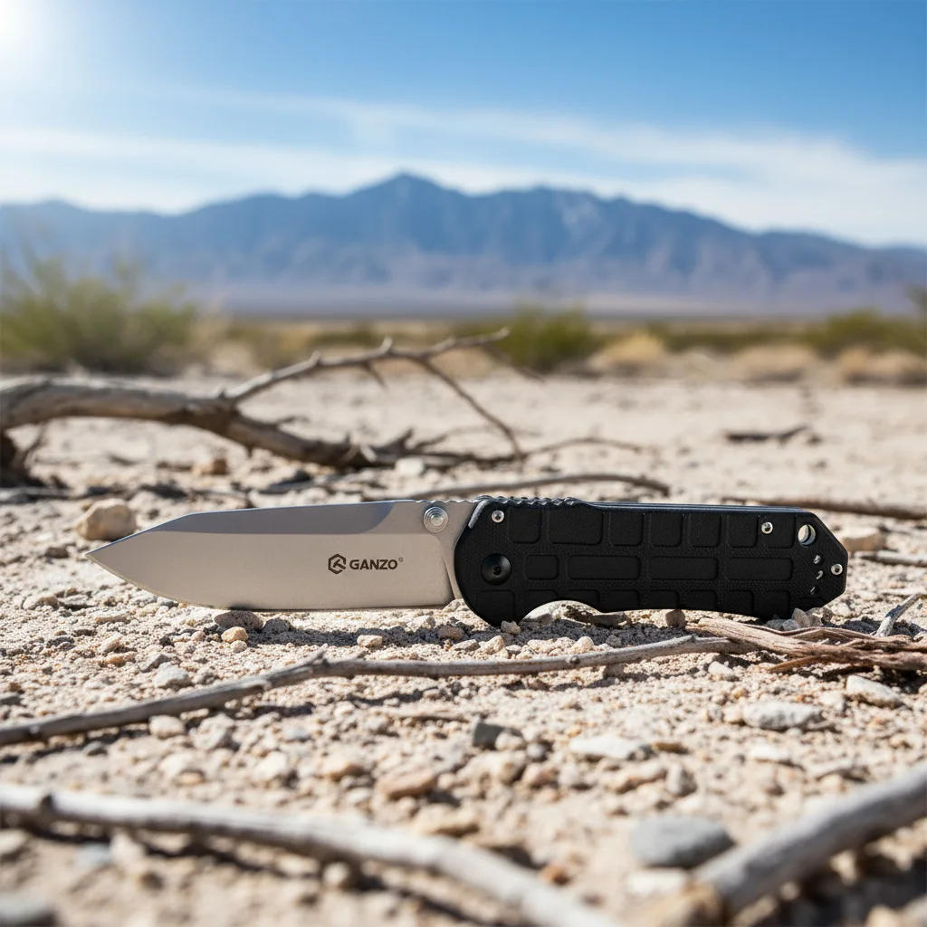Ganzo G7452 F7452 G7452P F7452P 58-60HRC  440C G10 or Carbon Fiber Handle Pocket Folding Knife Outdoor Survival Camping Tool EDC