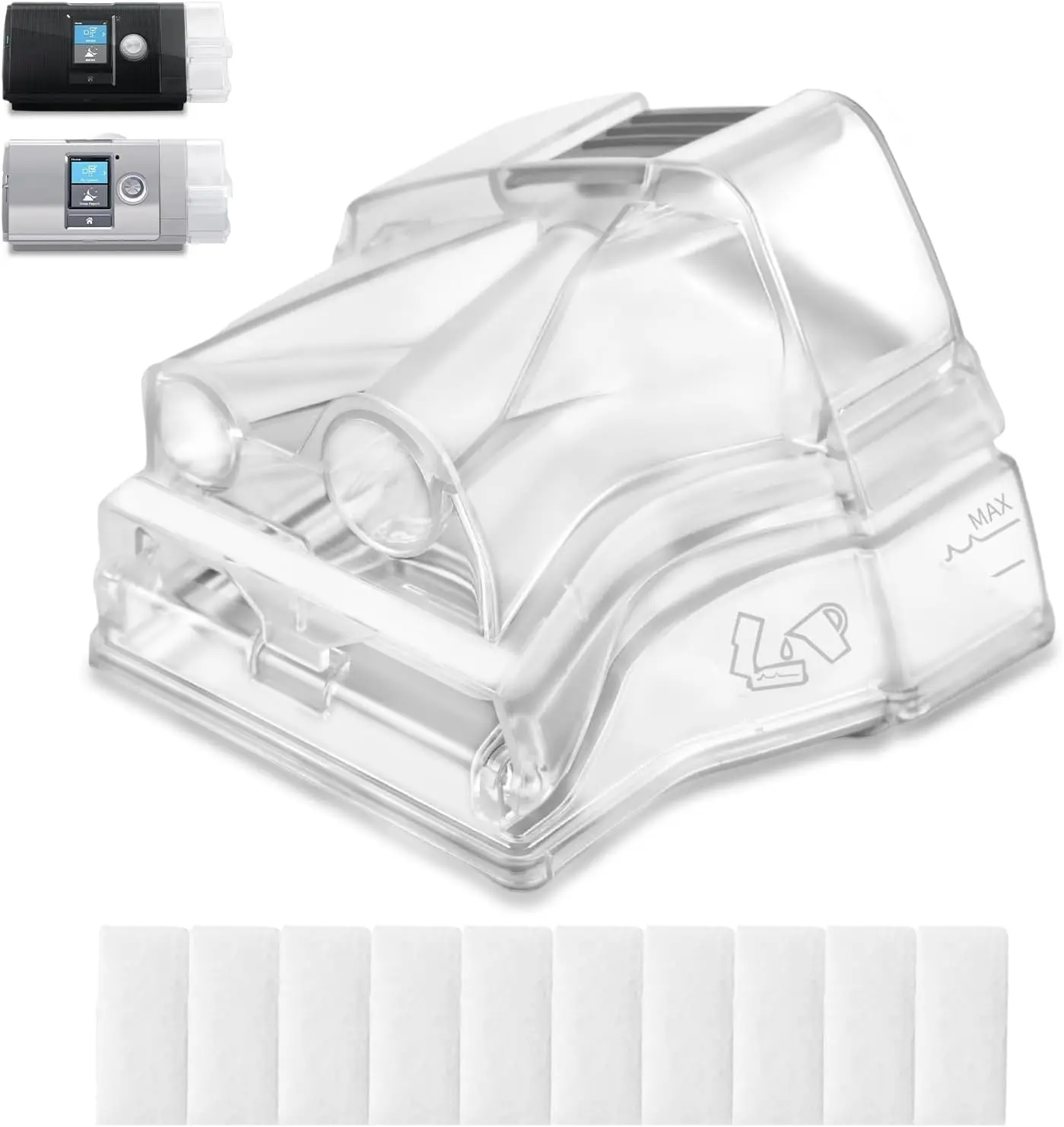 CPAP Machine ResMed 37299 Воздушная стандартная ванна для AirSense 10 и водяной камеры AirCurve 10 для ResMed