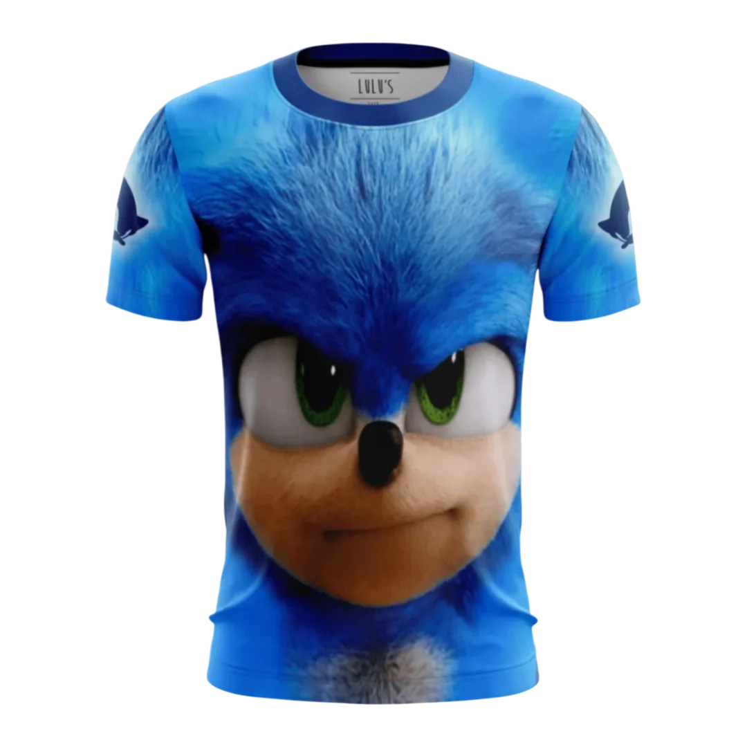 Hot Toys Sonic The Hedgehog 3D Print T-Shirt Family Summer Adult Kids Casual T-Shirt Breathable Quick Dry Anime Game Streetwear