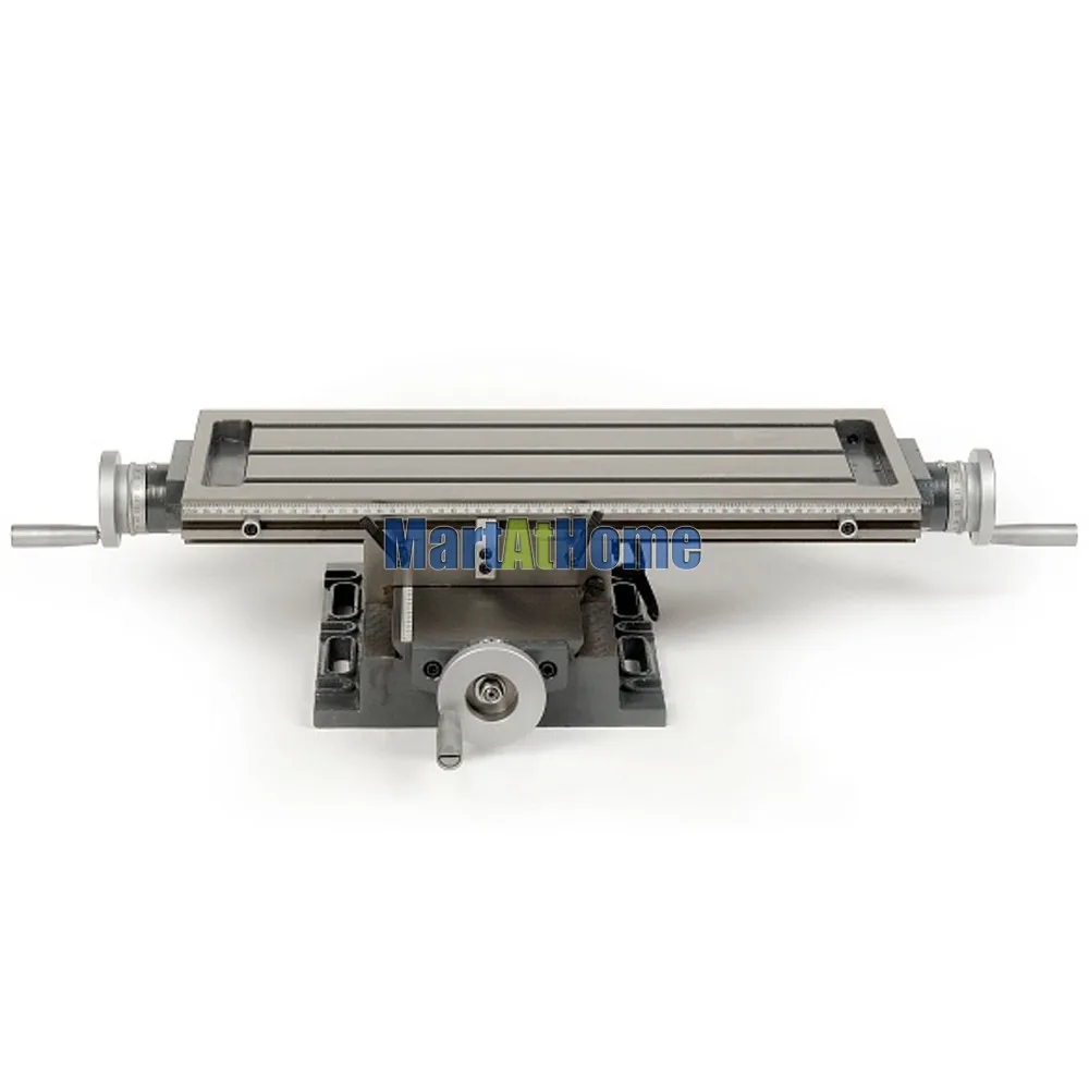 600*240mm Rotatable Drilling Milling Machine Cross Table Work Table XY with Ruler XY Travel 400x150mm