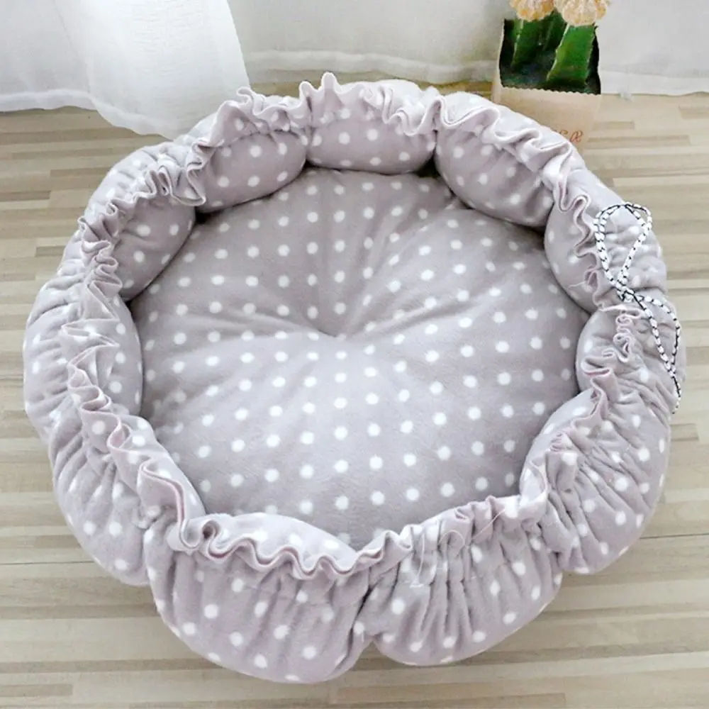 Hondenbed Huisdoek Winter Kattenkennel Pluche Warm Kat Zacht Bed Rond Zacht Kat Pompoen Nest Honden