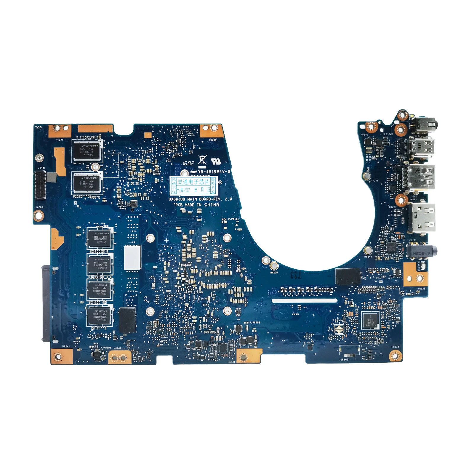 U303U Материнская плата для ноутбука ASUS UX303UB UX303UA U303UB BX303UA U303UA Материнская плата для ноутбука с процессором I3 6-го поколения 4G RAM GT940M