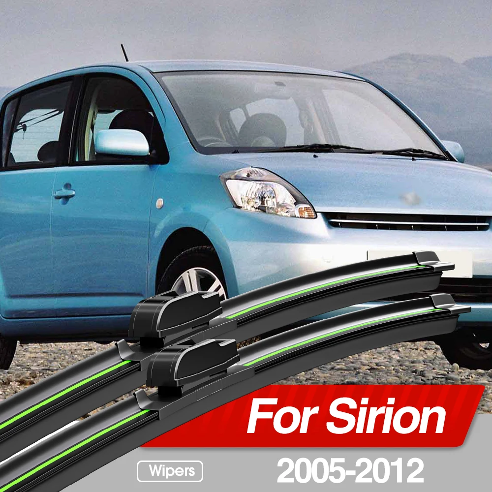 

For Daihatsu Sirion 2005-2012 Front Windshield Wiper Blades 2pcs Windscreen Window Accessories 2006 2007 2008 2009 2010 2011