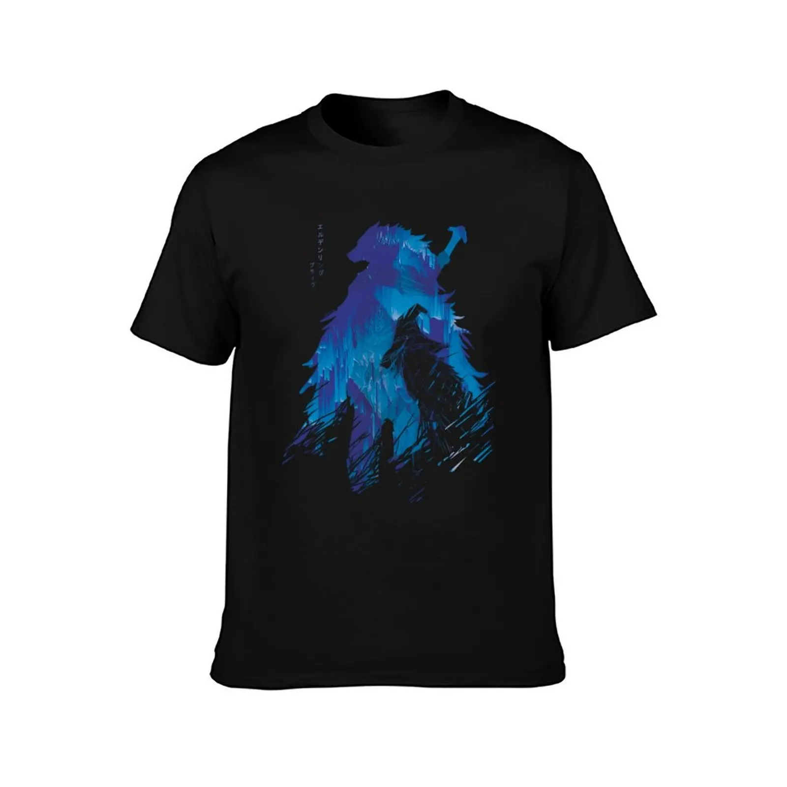 Wolf And The Witch LVersion Blaidd And Ranni Elden T-Shirt anime clothes summer shirt designer shirts mens clothing