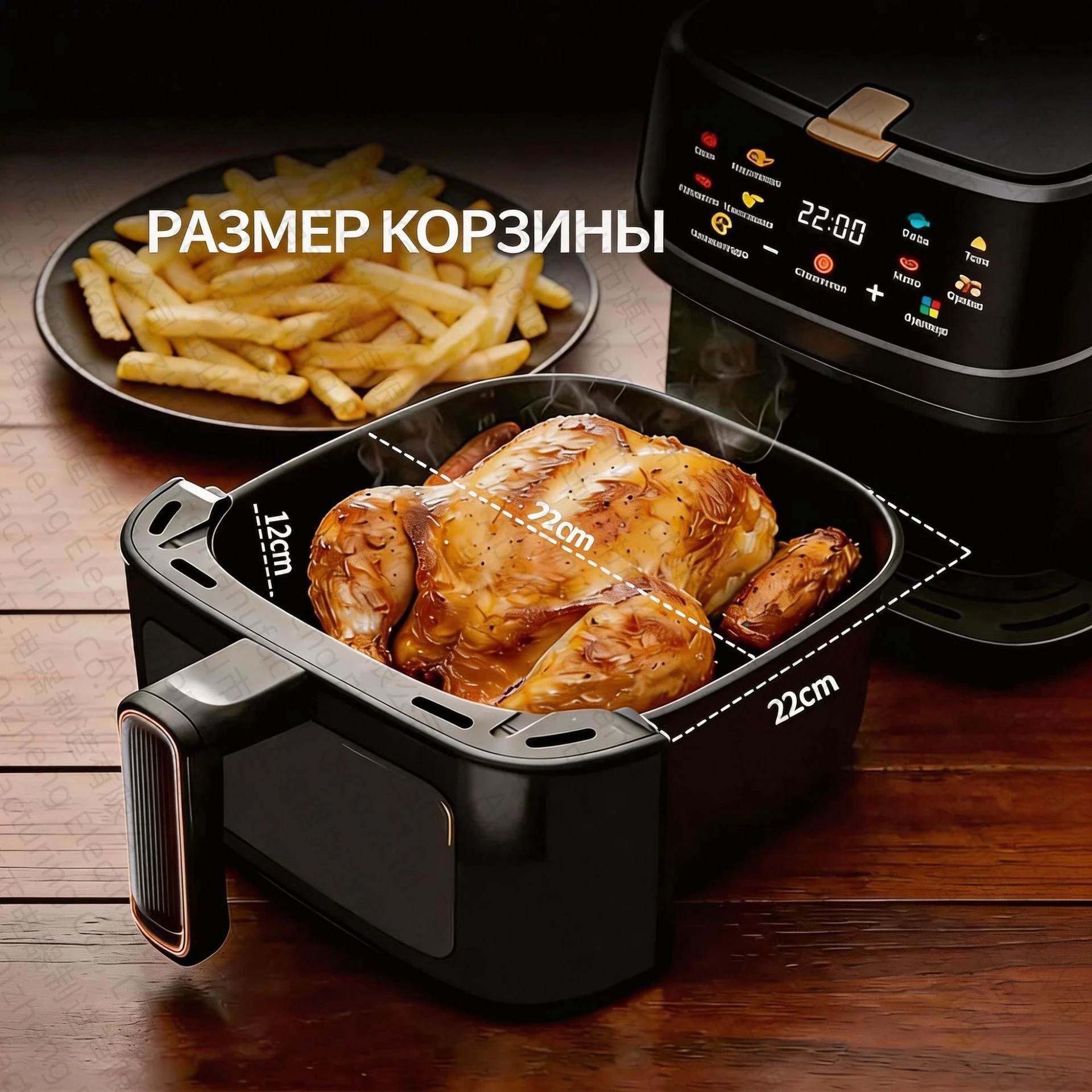 Large Capacity Multifunctional Electric Fryer 2026 New Model Air Fryer for Home Use and Oven view 3