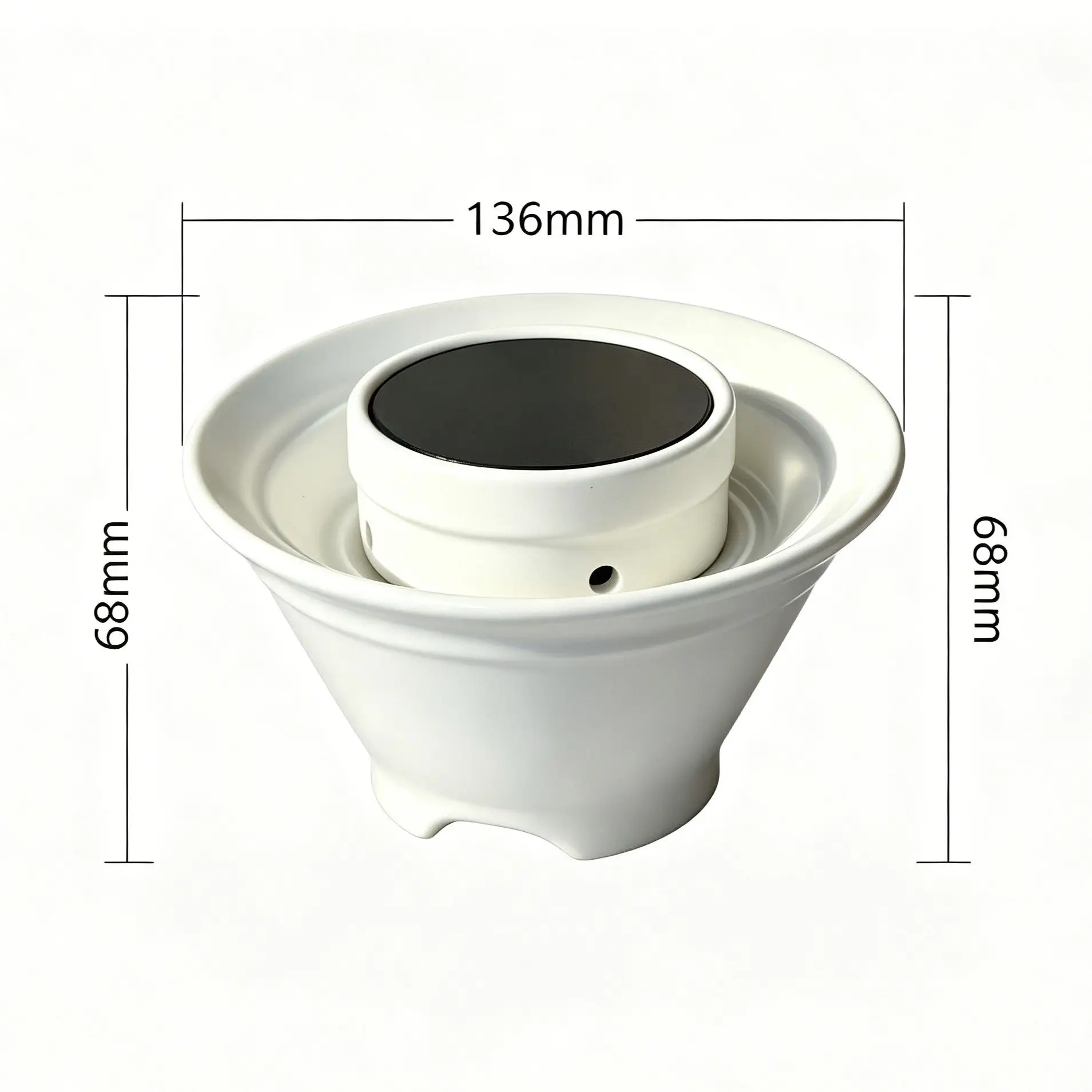 Timed temperature control electronic aromatherapy burner Plug-in household essential oil electric heating incense burner Ceramic